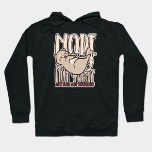 Nope Not Today And Still Not Tomorrow Hoodie